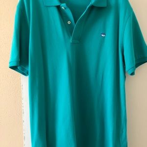 Turquoise Southern Tide Skipjack Polo - Like New!